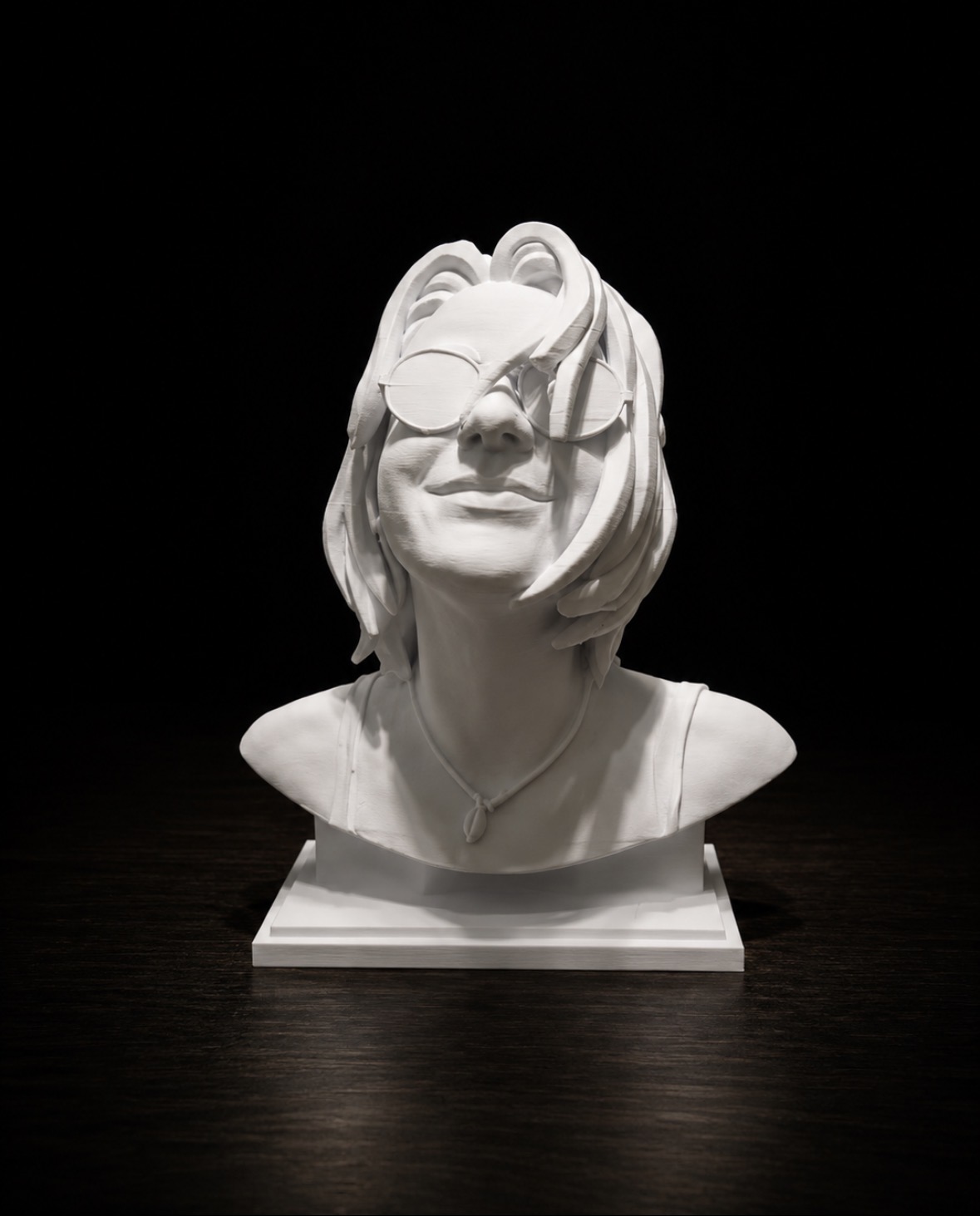 Escultura Mini Me criada a partir da fotografia